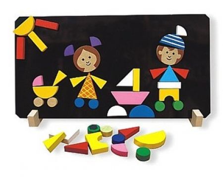 Magnetické puzzle Děti, Detoa