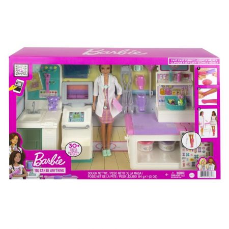 MATTEL - Barbie Klinika 1. Pomoci S Doktorkou Herní Set