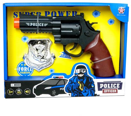 MAC TOYS - Policejní pistole s odznakem