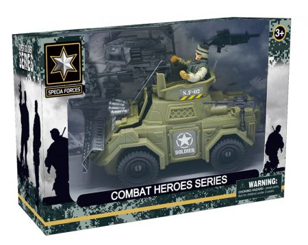 MAC TOYS - Combat Hero - Voják/Obrněný Transportér