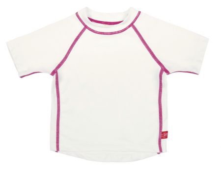 LÄSSIG - Tričko Rashguard Short Sleeve Girls - white XL