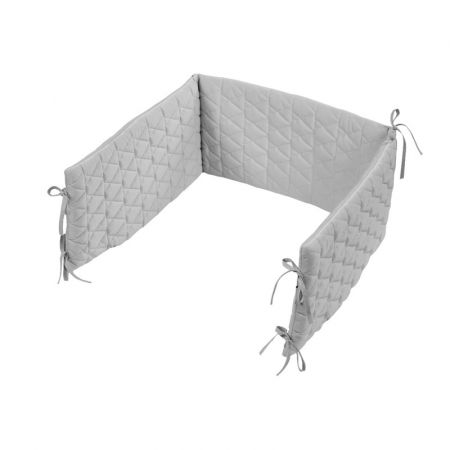 KLUPS - Hnízdo ochranné do postýlky 180x30 cm Velvet Grey
