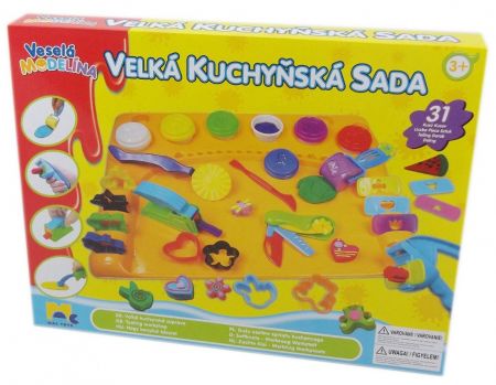 KIDS TOYS - Modelína Kuchyňská Souprava S Podložkou Velká