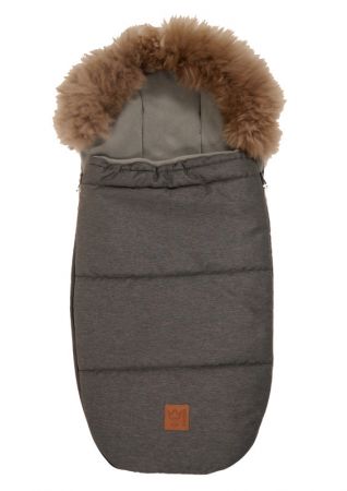 KAISER - Fusak Louis Alaska - kožešinový lem - Denim Black