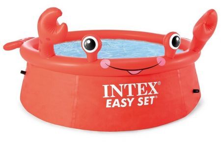 INTEX - Bazén Happy krab Easy set 183 x 51 cm