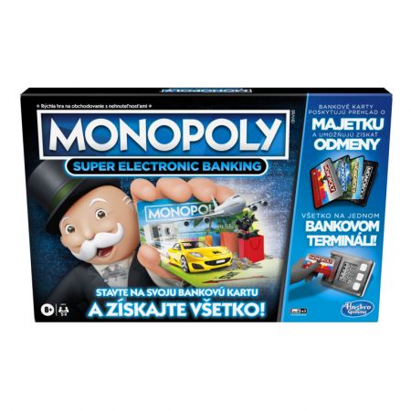 HASBRO - Monopoly Super elektronické bankovníctvo SK verzia