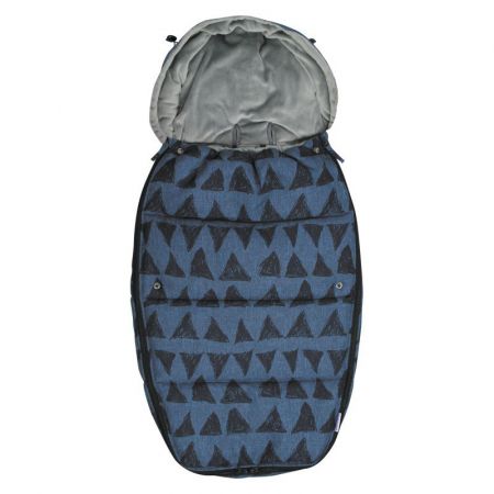 DOOKY - Fusak Footmuff vel. L Blue tribal DeLuxe