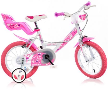 DINO BIKES - Dětské kolo 144RN se sedačkou na panenku - 14