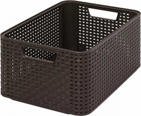 CURVER - Úložný box Rattan Style2 - M - hnědá