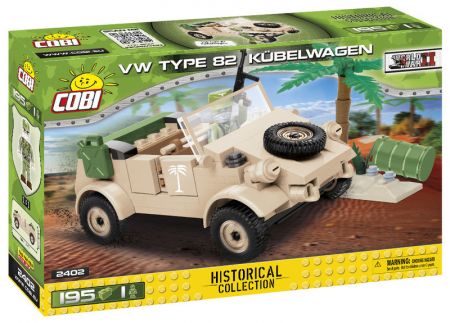 COBI - II WW VW typ 82 Kübelwagen, 195 k