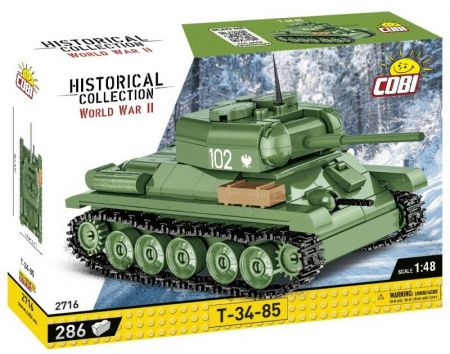 COBI - II WW T-34-85, 1:48, 286 k