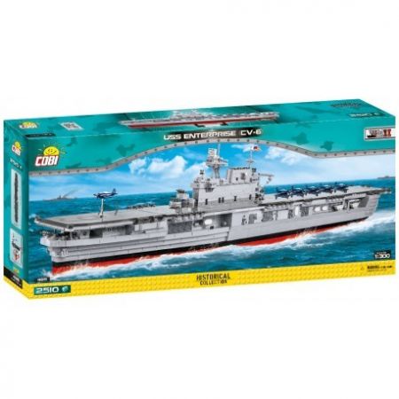 COBI - Cobi4815 Americká letecká loď USS Enterprise CV-6, 1: 300, 2510 k