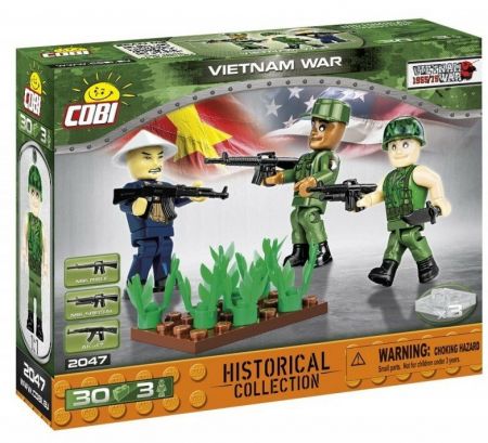 COBI - 3 figurky s doplňky Vietnamská válka, 30 k