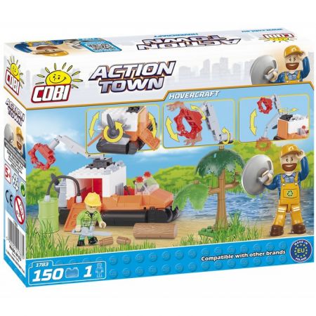 COBI - 1783 Action Town - Úklidové vznášedlo