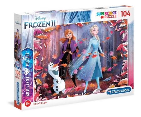 CLEMENTONI - Puzzle 104 Frozen2 brilliant