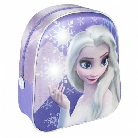 CERDÁ - Dětský světélkující 3D batoh DISNEY FROZEN, 2100003444