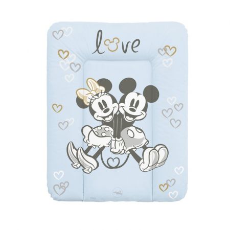 CEBA - Podložka přebalovací měkká na komodu 50x70 Disney Minnie & Mickey Blue