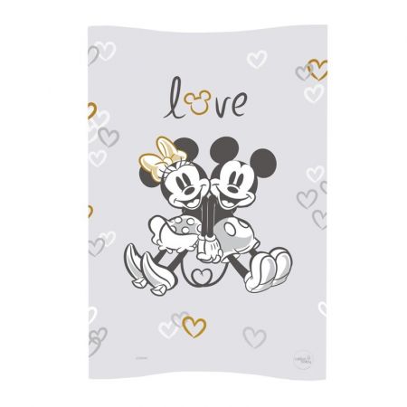 CEBA - Podložka přebalovací měkká COSY 50x70 Disney Minnie&Mickey Grey