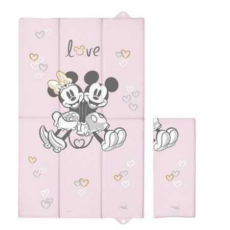 CEBA - Podložka přebalovací cestovní (50x80) Disney Minnie & Mickey Pink