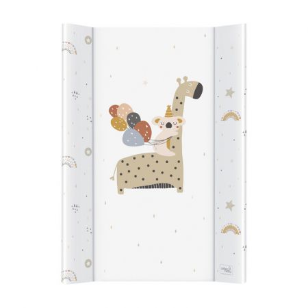 CEBA - Podložka přebalovací 2-hranná s pevnou deskou (50x70) Comfort Giraffe