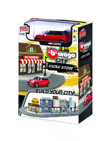 BBURAGO - Bburago 1:43 BBURAGO CITY, Kiosk Store