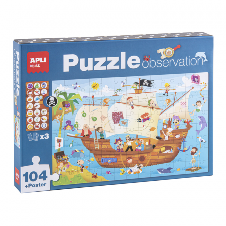 APLI - Puzzle - objevujte pirátskou loď