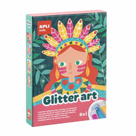 APLI - Kreativní sada barevné glitre