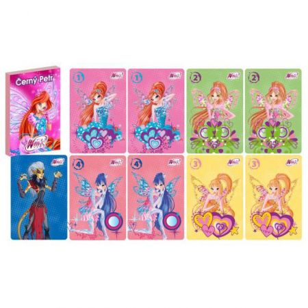 AKIM - Karty hrací - Černý Petr - Winx Club
