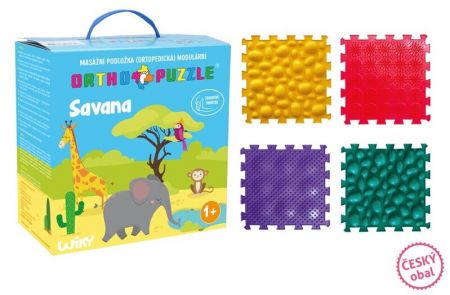 WIKY - Puzzle ortopedické Savana ORTHO PUZZLE