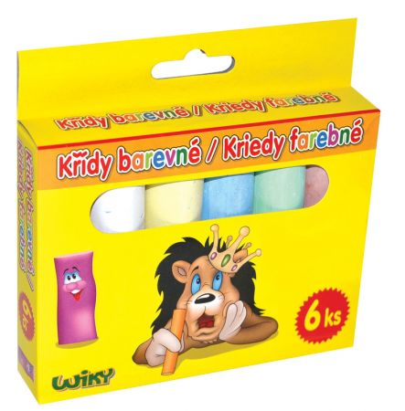 WIKY - Křídy chodníkové 6 ks