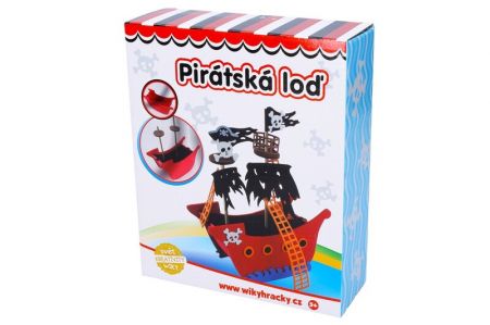 WIKY - Kreativní sada Pirátská loď