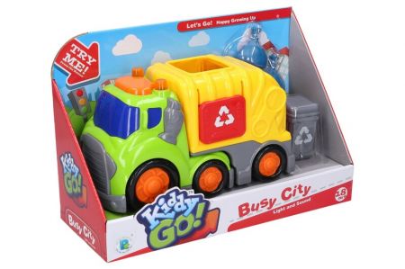 WIKY - Kiddy Auto popelářské s efekty 19,5 cm