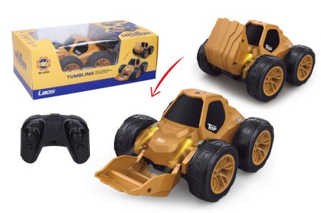 WIKY - Buldozer překlápěcí RC na dálkové ovládání 20 cm