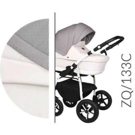 Kočárek Baby Merc Zipy Q 2019 dvojkombinace bílý rám ZQ/133C