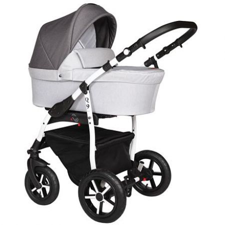 Kočárek Baby Merc Q9 2019 dvojkombinace bílý rám Q9/180C