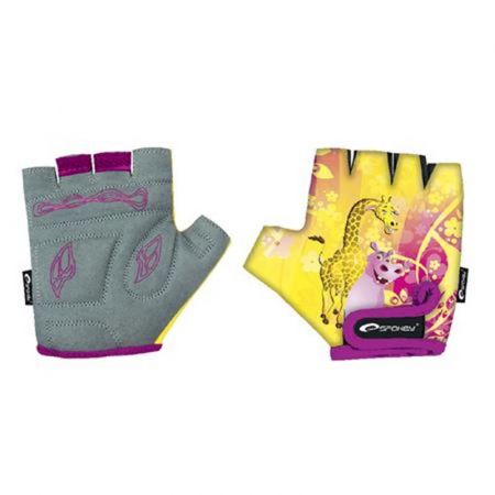 SPOKEY - GIRAFFE GLOVE Dětské cyklistické rukavice dětské XXS (15,5 cm)