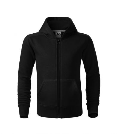 MALFINI (Adler) Dětská mikina Trendy Zipper - Černá | 158 cm (12 let)