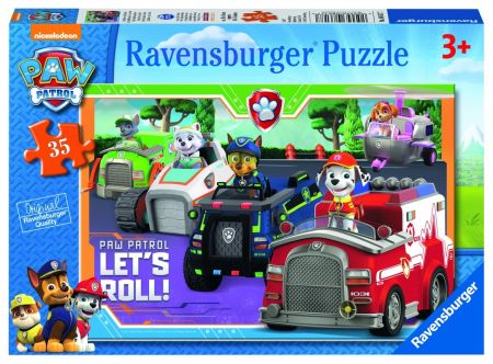 RAVENSBURGER - Tlapková Patrola; 35 dílků