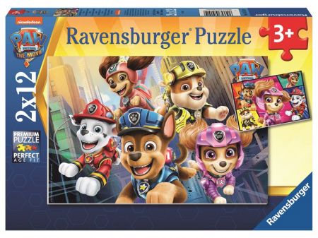 RAVENSBURGER - Tlapková patrola: V akci 2x12 dílků