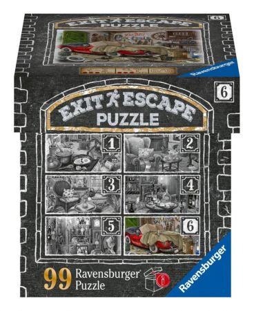 RAVENSBURGER - Exit Puzzle: Garáž 99 dílků