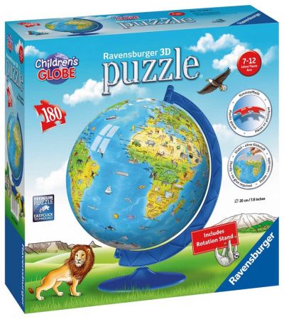 RAVENSBURGER - Dětský Globus (Anglický) 180 Dílků