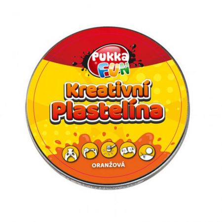 PUKKA PADS - Kreativní plastelína Pukka Fun  oranžová