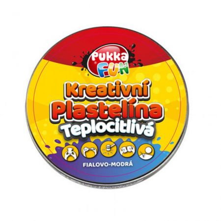 PUKKA PADS - Kreativní plastelína Pukka Fun  fialovo-modrá Termo