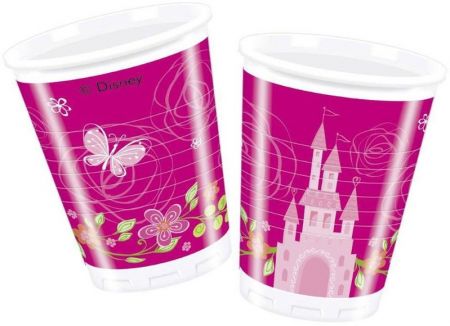 PROCOS - Pohár Princezny růžové 200ml 8ks