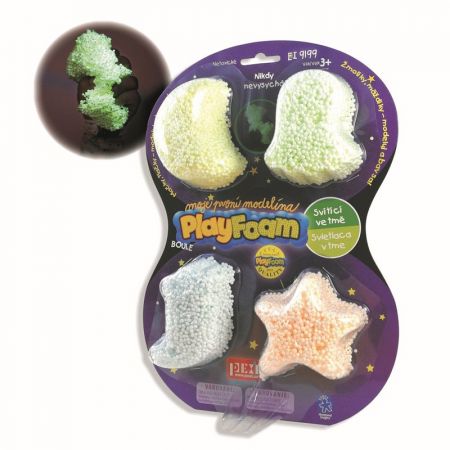 PEXI - Playfoam Boule 4Pack-svítící (Cz/Sk)