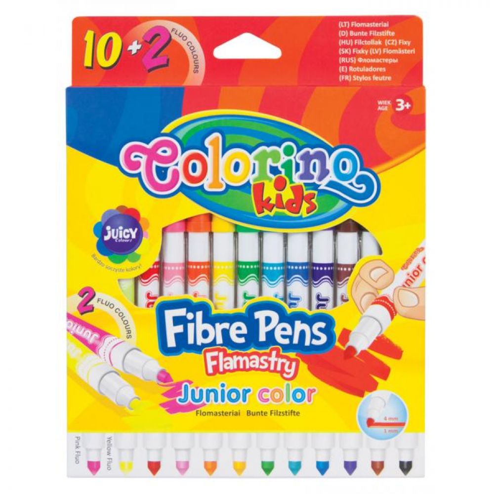 PATIO - Colorino fixy Junior 12 barev