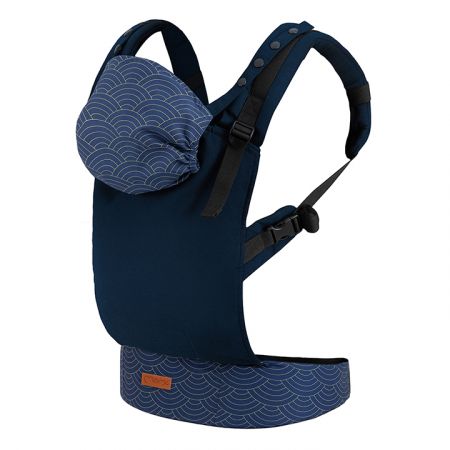 MoMi - COLLET dětský ergonomický nosič navy blue