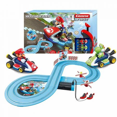 MILLY MALLY - Autodráha Carrera FIRST Nintendo Mario Kart - Mario and Yoshi 2,4 m