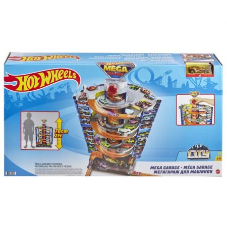 MATTEL - Hot Wheels City Vylepšená Mega Garáž