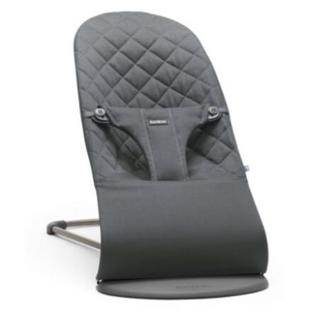 Ergonomické lehátko BabyBjörn Bouncer Bliss tmavě šedé